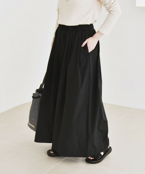 SHIPS / シップス その他パンツ | quaranciel:〈洗濯機可能〉タイプライター ギャザー ワイド キュロット パンツ | 詳細9