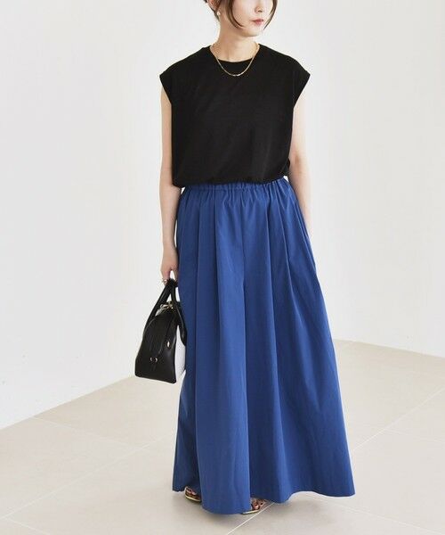 SHIPS / シップス その他パンツ | quaranciel:〈洗濯機可能〉タイプライター ギャザー ワイド キュロット パンツ | 詳細15