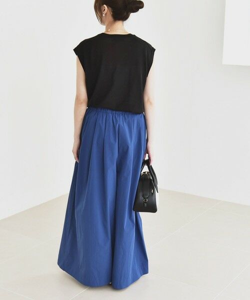 SHIPS / シップス その他パンツ | quaranciel:〈洗濯機可能〉タイプライター ギャザー ワイド キュロット パンツ | 詳細16