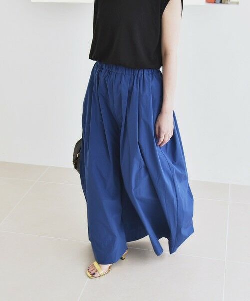 SHIPS / シップス その他パンツ | quaranciel:〈洗濯機可能〉タイプライター ギャザー ワイド キュロット パンツ | 詳細17