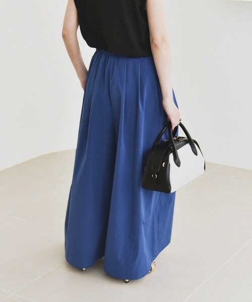 SHIPS / シップス その他パンツ | quaranciel:〈洗濯機可能〉タイプライター ギャザー ワイド キュロット パンツ | 詳細20