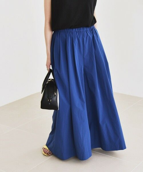 SHIPS / シップス その他パンツ | quaranciel:〈洗濯機可能〉タイプライター ギャザー ワイド キュロット パンツ | 詳細24