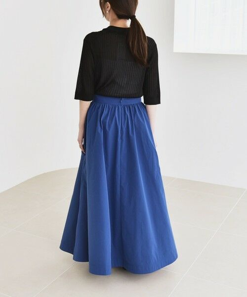 SHIPS / シップス ロング・マキシ丈スカート | quaranciel:〈洗濯機可能〉タイプライター ギャザー フレア ポケット スカート | 詳細22