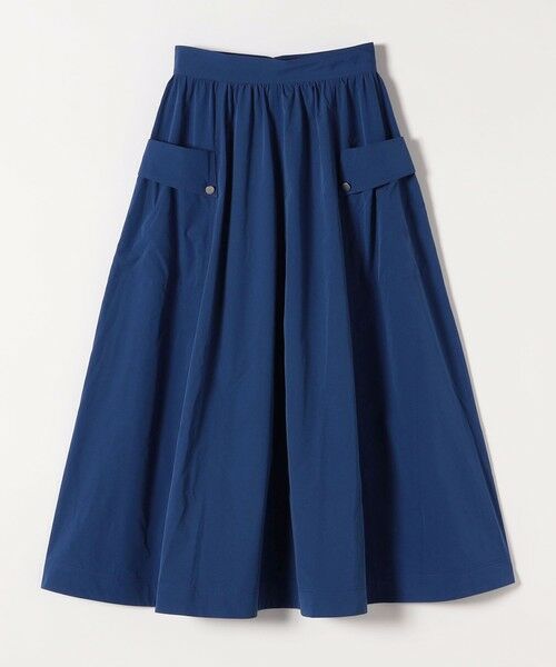 SHIPS / シップス ロング・マキシ丈スカート | quaranciel:〈洗濯機可能〉タイプライター ギャザー フレア ポケット スカート | 詳細23