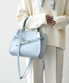 SHIPS / シップス ハンドバッグ | 《一部追加予約》SHIPS any: ベルト デザイン 2WAY スクエア バッグ