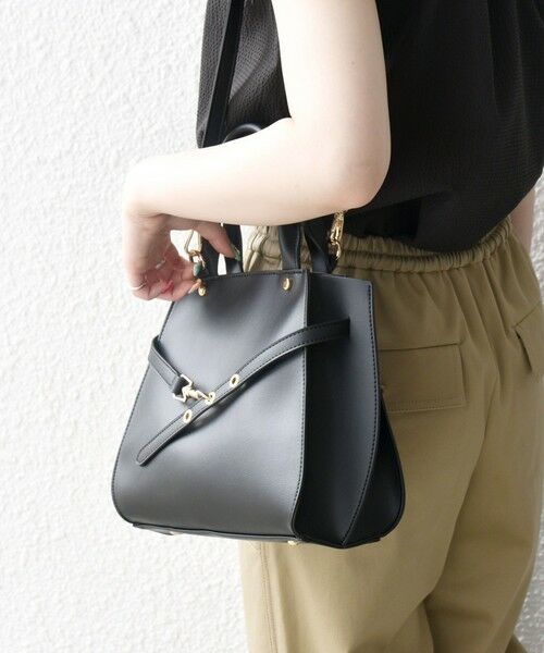 SHIPS / シップス ハンドバッグ | SHIPS any: ベルト デザイン 2WAY スクエア バッグ | 詳細1