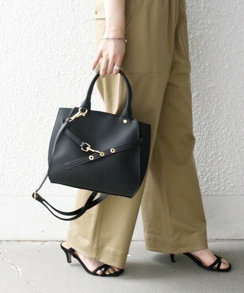 SHIPS / シップス ハンドバッグ | SHIPS any: ベルト デザイン 2WAY スクエア バッグ | 詳細6