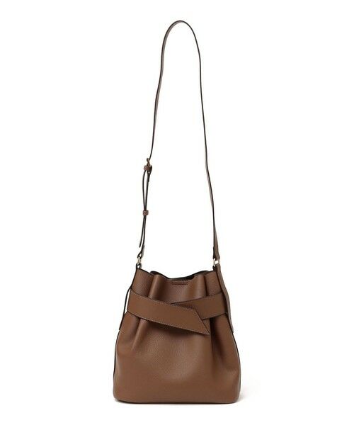 SHIPS / シップス ショルダーバッグ | 《一部追加予約》SHIPS any: ベルト デザイン 巾着 ショルダー バッグ | 詳細18