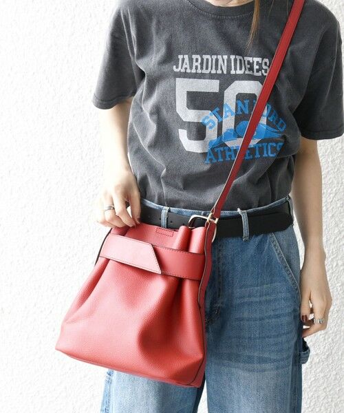 SHIPS / シップス ショルダーバッグ | 《一部追加予約》SHIPS any: ベルト デザイン 巾着 ショルダー バッグ | 詳細25