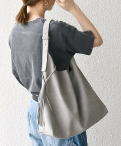 SHIPS / シップス トートバッグ | 《追加予約》SHIPS any: A4 タッセル ワンショルダー バッグ