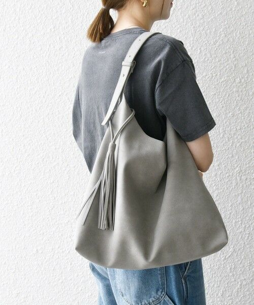SHIPS / シップス トートバッグ | 《追加予約》SHIPS any: A4 タッセル ワンショルダー バッグ | 詳細1