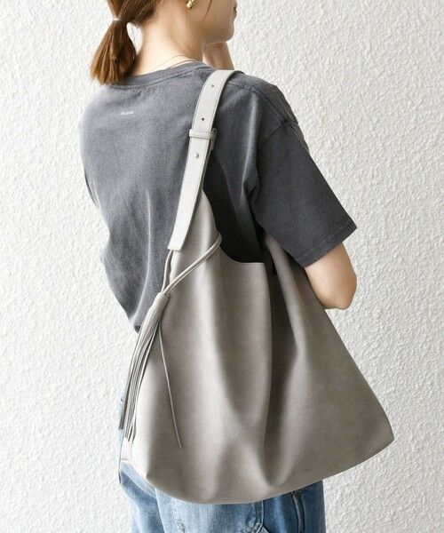 SHIPS / シップス トートバッグ | 《追加予約》SHIPS any: A4 タッセル ワンショルダー バッグ | 詳細6