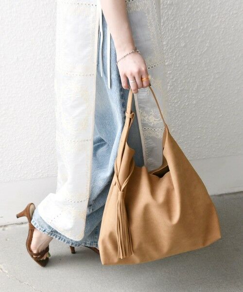 SHIPS / シップス トートバッグ | 《追加予約》SHIPS any: A4 タッセル ワンショルダー バッグ | 詳細17