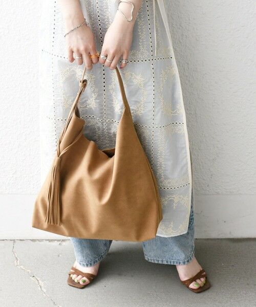 SHIPS / シップス トートバッグ | 《追加予約》SHIPS any: A4 タッセル ワンショルダー バッグ | 詳細14