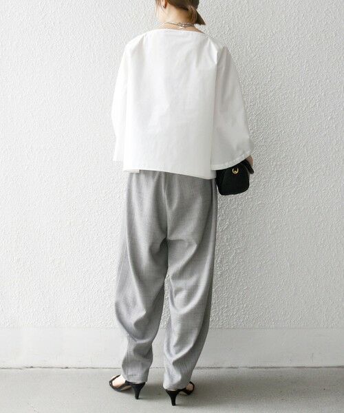 SHIPS / シップス シャツ・ブラウス | SHIPS any:〈洗濯機可能〉REPREVE ボートネック フレアスリーブ ブラウス | 詳細2