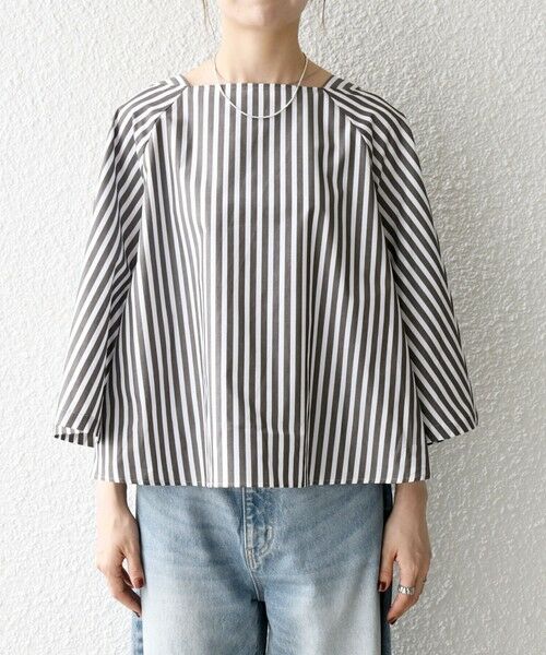 SHIPS / シップス シャツ・ブラウス | SHIPS any:〈洗濯機可能〉REPREVE ボートネック フレアスリーブ ブラウス | 詳細22