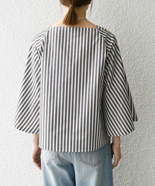 SHIPS / シップス シャツ・ブラウス | SHIPS any:〈洗濯機可能〉REPREVE ボートネック フレアスリーブ ブラウス | 詳細24