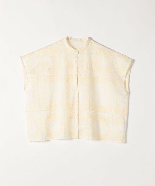 SHIPS / シップス シャツ・ブラウス | 《一部追加予約》SHIPS any:〈手洗い可能〉エンブロイダリー レース シアー フレンチスリーブ シャツ | 詳細8