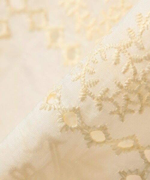 SHIPS / シップス シャツ・ブラウス | 《一部追加予約》SHIPS any:〈手洗い可能〉エンブロイダリー レース シアー フレンチスリーブ シャツ | 詳細9