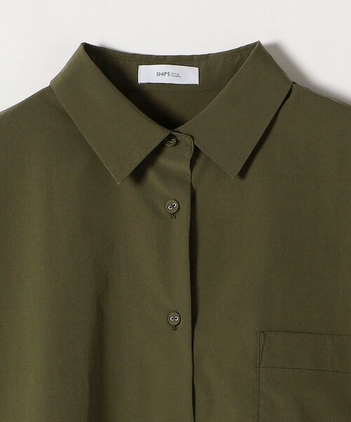 SHIPS / シップス シャツ・ブラウス | SHIPS any:〈洗濯機可能〉タイプライター スリット ポケット ビッグ シャツ | 詳細12