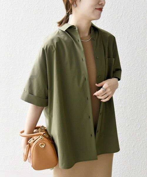 SHIPS / シップス シャツ・ブラウス | SHIPS any:〈洗濯機可能〉タイプライター スリット ポケット ビッグ シャツ | 詳細4