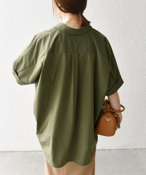 SHIPS / シップス シャツ・ブラウス | SHIPS any:〈洗濯機可能〉タイプライター スリット ポケット ビッグ シャツ | 詳細6