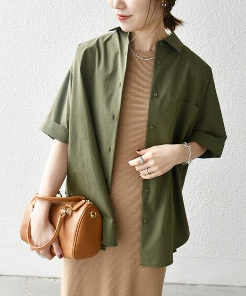 SHIPS / シップス シャツ・ブラウス | SHIPS any:〈洗濯機可能〉タイプライター スリット ポケット ビッグ シャツ | 詳細7