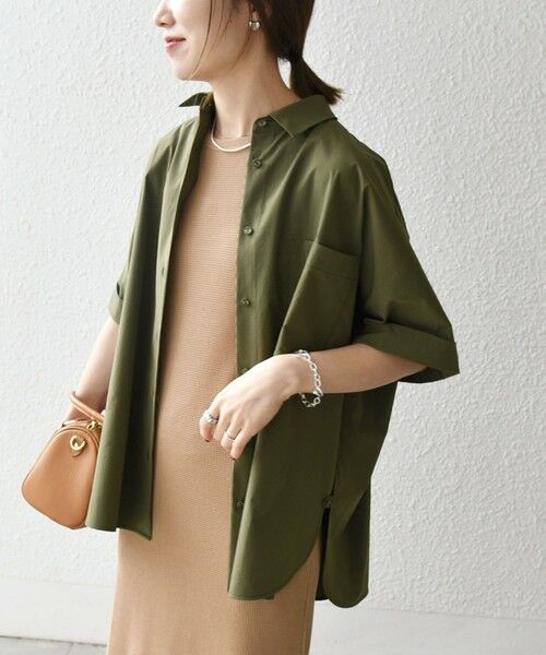 SHIPS / シップス シャツ・ブラウス | SHIPS any:〈洗濯機可能〉タイプライター スリット ポケット ビッグ シャツ | 詳細8