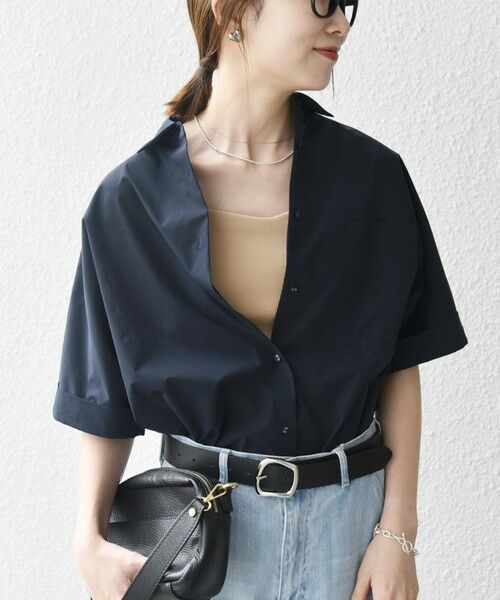 SHIPS / シップス シャツ・ブラウス | SHIPS any:〈洗濯機可能〉タイプライター スリット ポケット ビッグ シャツ | 詳細18