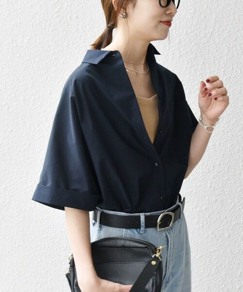 SHIPS / シップス シャツ・ブラウス | SHIPS any:〈洗濯機可能〉タイプライター スリット ポケット ビッグ シャツ | 詳細19