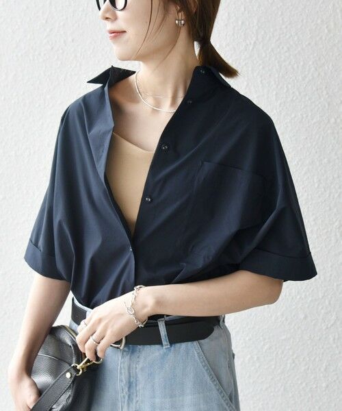 SHIPS / シップス シャツ・ブラウス | SHIPS any:〈洗濯機可能〉タイプライター スリット ポケット ビッグ シャツ | 詳細21