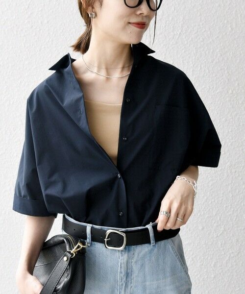 SHIPS / シップス シャツ・ブラウス | SHIPS any:〈洗濯機可能〉タイプライター スリット ポケット ビッグ シャツ | 詳細22