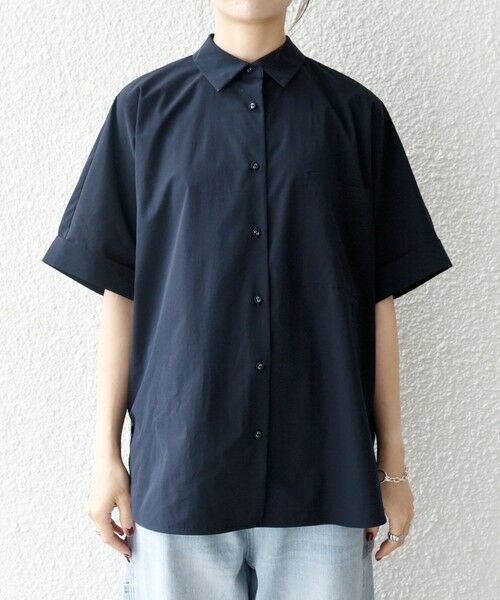 SHIPS / シップス シャツ・ブラウス | SHIPS any:〈洗濯機可能〉タイプライター スリット ポケット ビッグ シャツ | 詳細25