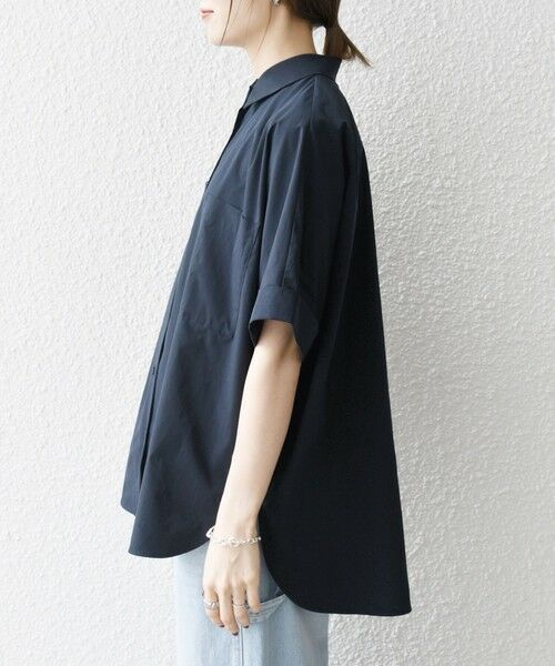 SHIPS / シップス シャツ・ブラウス | SHIPS any:〈洗濯機可能〉タイプライター スリット ポケット ビッグ シャツ | 詳細26