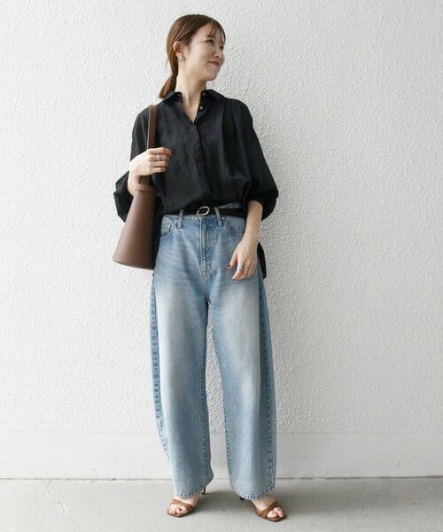 SHIPS / シップス シャツ・ブラウス | SHIPS any:〈手洗い可能〉シアー ドット レギュラーカラー ギャザー シャツ | 詳細12