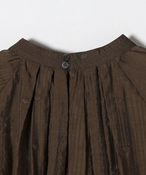 SHIPS / シップス シャツ・ブラウス | 《一部追加予約》SHIPS any:〈手洗い可能〉シアー ドット スタンドカラー パフ ギャザー ブラウス | 詳細17