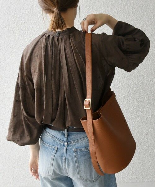 SHIPS / シップス シャツ・ブラウス | SHIPS any:〈手洗い可能〉シアー ドット スタンドカラー パフ ギャザー ブラウス | 詳細29