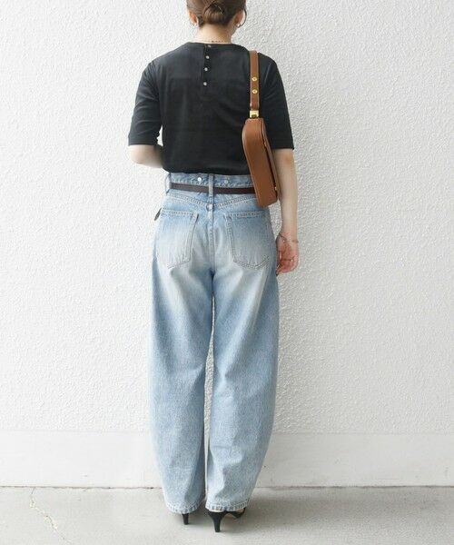 SHIPS / シップス Tシャツ | SHIPS any:〈洗濯機可能〉ポリエステル ベロア ハーフスリーブ コンパクト TEE | 詳細2