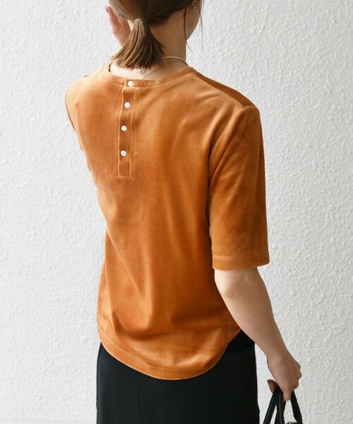 SHIPS / シップス Tシャツ | SHIPS any:〈洗濯機可能〉ポリエステル ベロア ハーフスリーブ コンパクト TEE | 詳細17