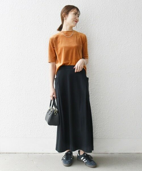 SHIPS / シップス Tシャツ | SHIPS any:〈洗濯機可能〉ポリエステル ベロア ハーフスリーブ コンパクト TEE | 詳細11