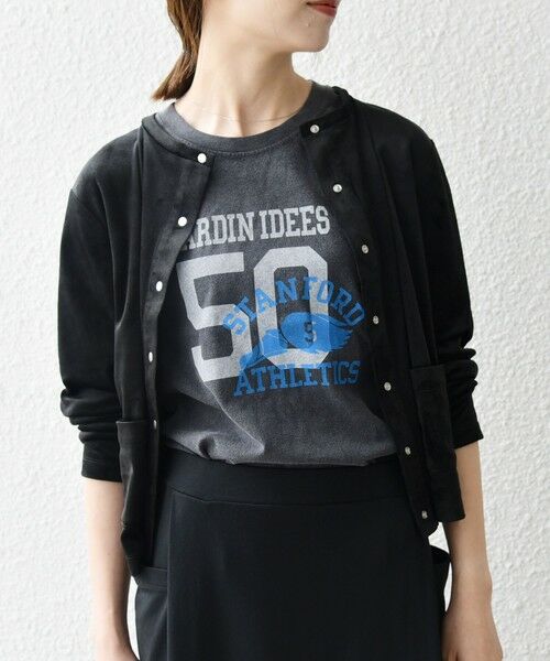 SHIPS / シップス カーディガン・ボレロ | SHIPS any:〈洗濯機可能〉ポリエステル ベロア コンパクト スナップ カーディガン | 詳細3