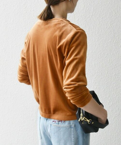 SHIPS / シップス カーディガン・ボレロ | SHIPS any:〈洗濯機可能〉ポリエステル ベロア コンパクト スナップ カーディガン | 詳細14