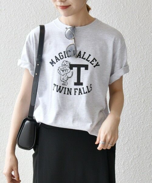 SHIPS / シップス Tシャツ | GULFCOAST SPORTSWEAR:〈洗濯機可能〉グラフィック TEE | 詳細8