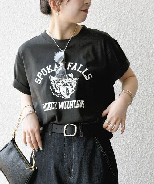 SHIPS / シップス Tシャツ | GULFCOAST SPORTSWEAR:〈洗濯機可能〉グラフィック TEE | 詳細23