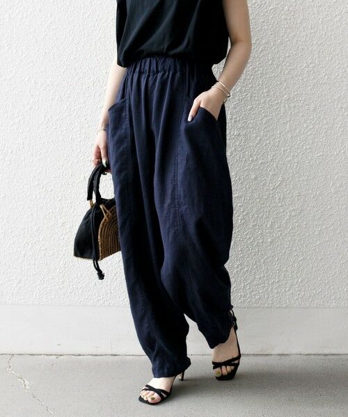 SHIPS / シップス その他パンツ | SHIPS any:〈洗濯機可能〉ヨーロピアンフラックス リネン コクーン イージー パンツ | 詳細18