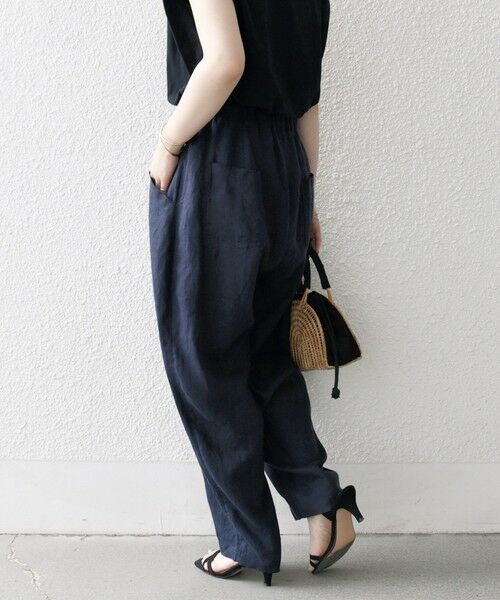 SHIPS / シップス その他パンツ | SHIPS any:〈洗濯機可能〉ヨーロピアンフラックス リネン コクーン イージー パンツ | 詳細19