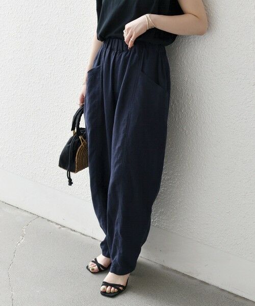 SHIPS / シップス その他パンツ | SHIPS any:〈洗濯機可能〉ヨーロピアンフラックス リネン コクーン イージー パンツ | 詳細20