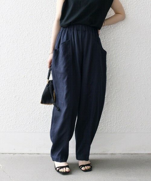 SHIPS / シップス その他パンツ | SHIPS any:〈洗濯機可能〉ヨーロピアンフラックス リネン コクーン イージー パンツ | 詳細17