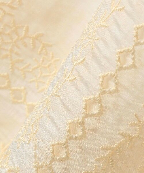 SHIPS / シップス ロング・マキシ丈ワンピース | SHIPS any:〈手洗い可能〉エンブロイダリー レース シアー ワンピース | 詳細7