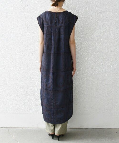 SHIPS / シップス ロング・マキシ丈ワンピース | SHIPS any:〈手洗い可能〉エンブロイダリー レース シアー ワンピース | 詳細16